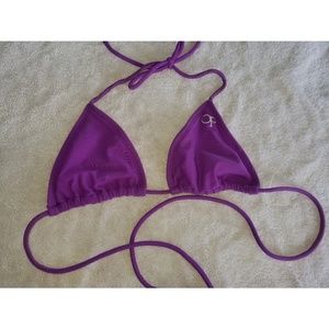 Purple bikini top
